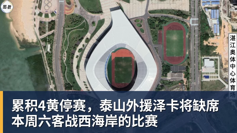 累积4黄停赛，泰山外援泽卡将缺席本周六客战西海岸的比赛