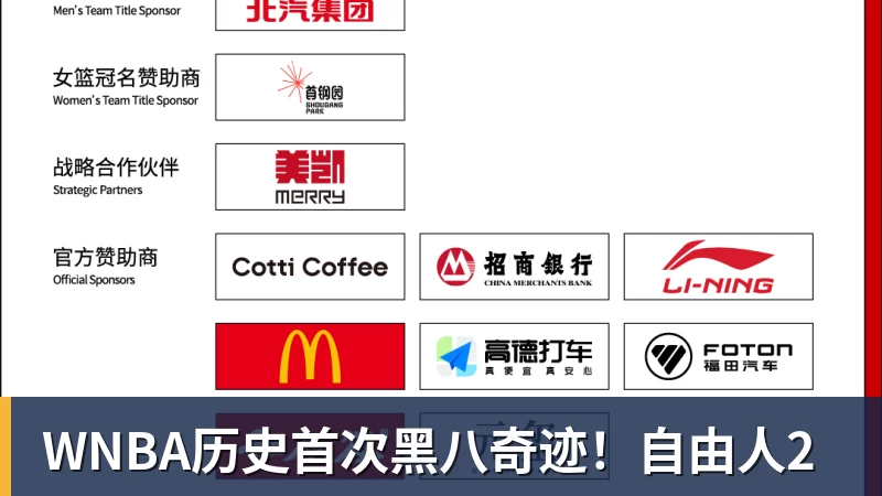 WNBA历史首次黑八奇迹！自由人2